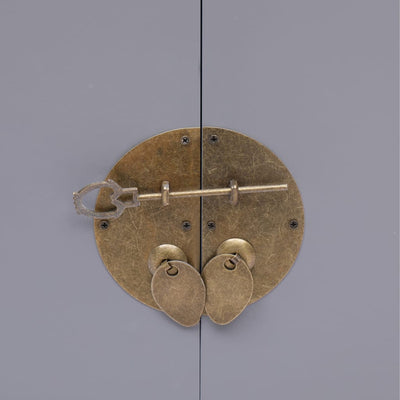 vidaXL Bedside Cabinet White 38x28x52 cm Paulownia Wood