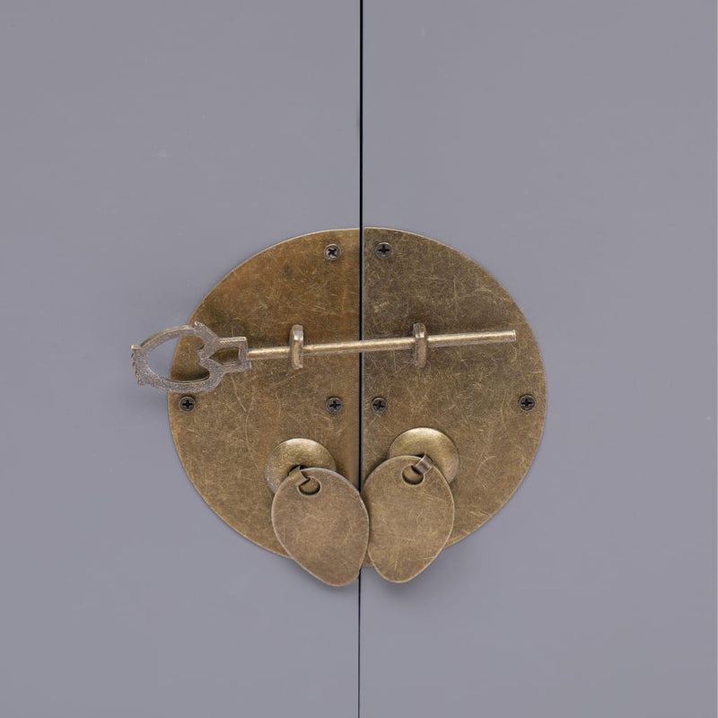 vidaXL Bedside Cabinet White 38x28x52 cm Paulownia Wood