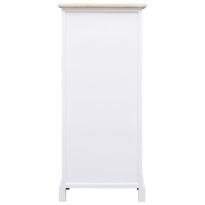 vidaXL Side Cabinet 38x28x86 cm Paulownia Wood