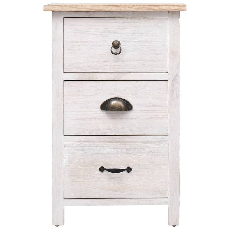 vidaXL Side Cabinet 35x25x57 cm Paulownia Wood