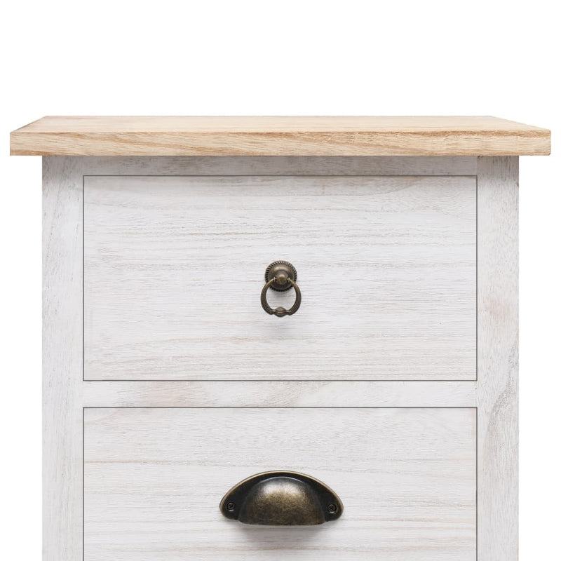 vidaXL Side Cabinet 35x25x87 cm Paulownia Wood