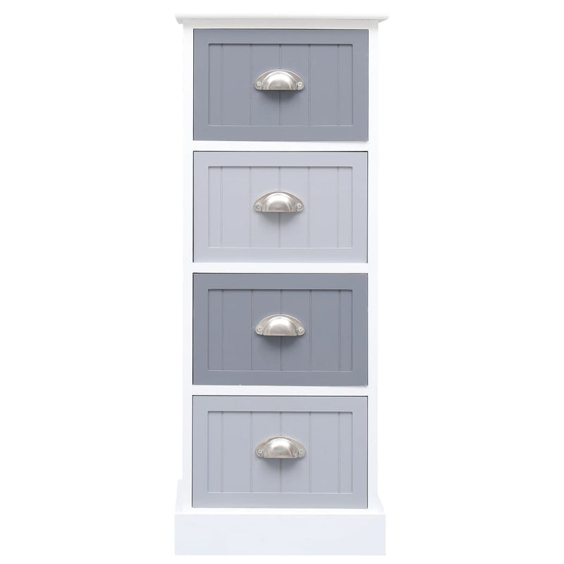 vidaXL Side Cabinet 35x30x90 cm Paulownia Wood