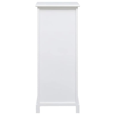 vidaXL Side Cabinet 35x30x90 cm Paulownia Wood