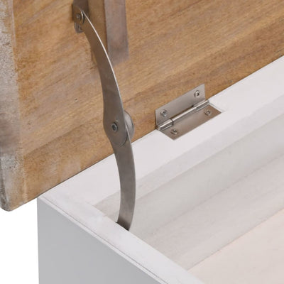 vidaXL Hall Bench 70x35x45 cm Paulownia Wood