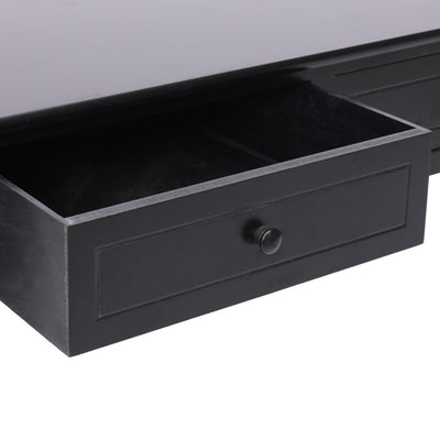 vidaXL Coffee Table Black 100x50x45 cm Wood