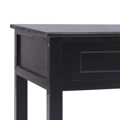 vidaXL Coffee Table Black 100x50x45 cm Wood