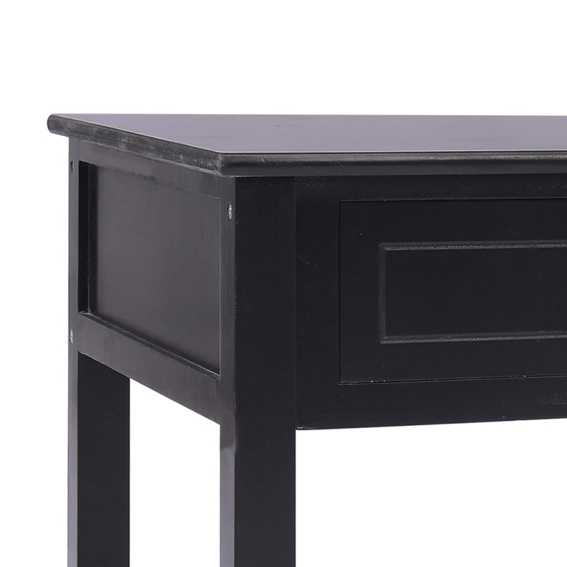 vidaXL Coffee Table Black 100x50x45 cm Wood