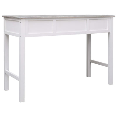 vidaXL Writing Desk Black 110x45x76 cm Wood