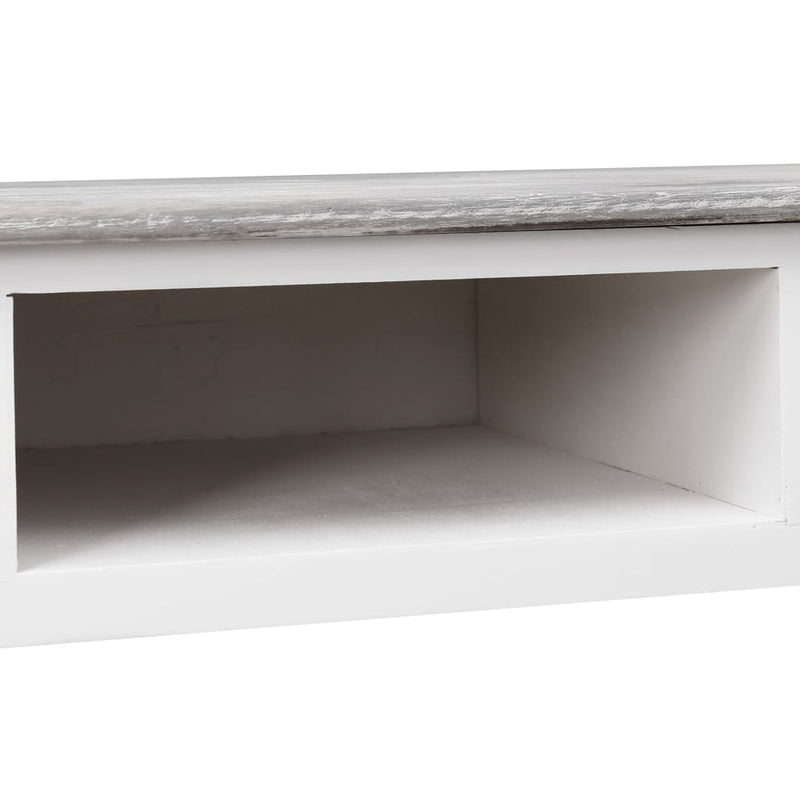 vidaXL Writing Desk Black 110x45x76 cm Wood
