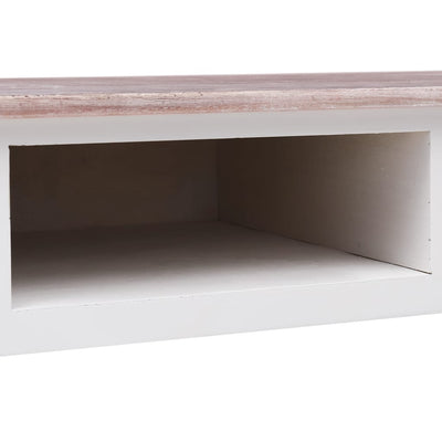 vidaXL Writing Desk Natural 110x45x76 cm Wood