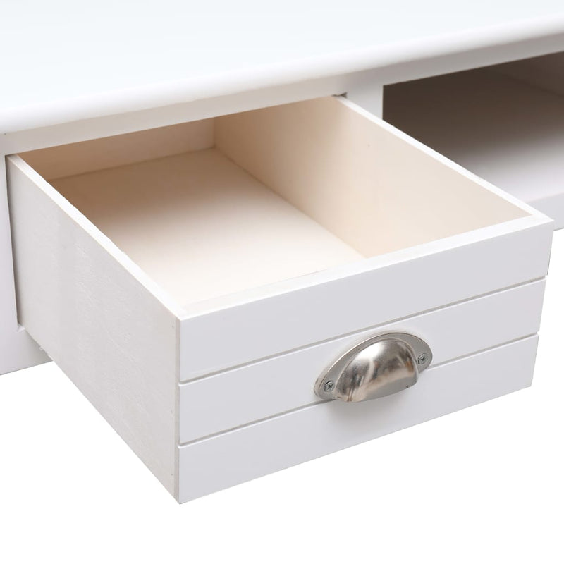 vidaXL Writing Desk Black 110x45x76 cm Wood