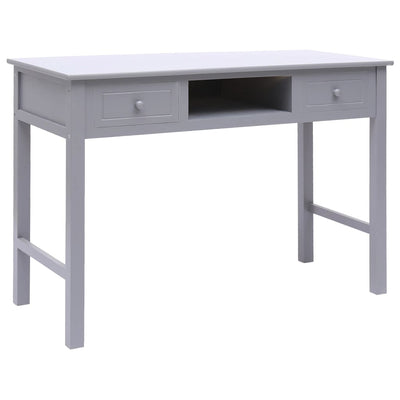 vidaXL Writing Desk Black 110x45x76 cm Wood