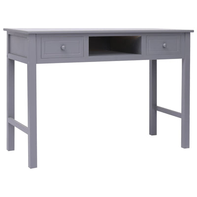 vidaXL Writing Desk Black 110x45x76 cm Wood