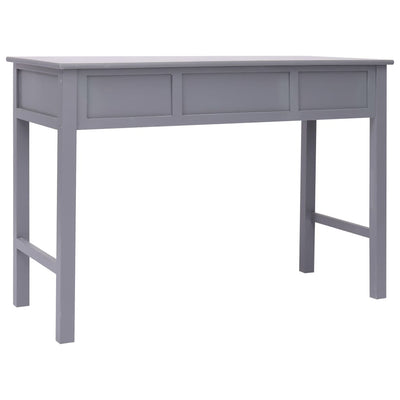vidaXL Writing Desk Black 110x45x76 cm Wood