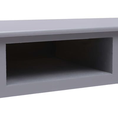 vidaXL Writing Desk Black 110x45x76 cm Wood