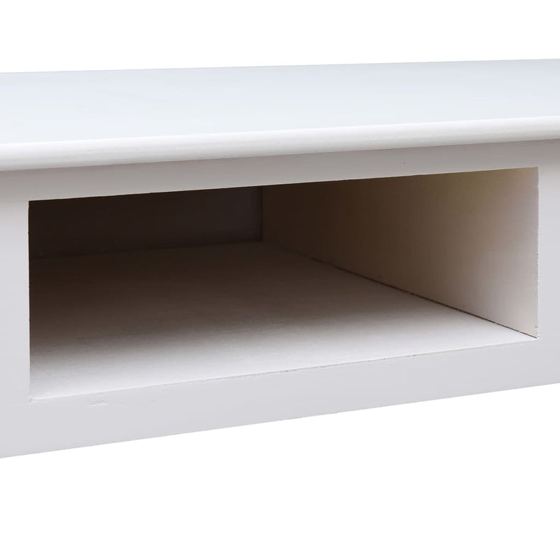 vidaXL Writing Desk Black 110x45x76 cm Wood