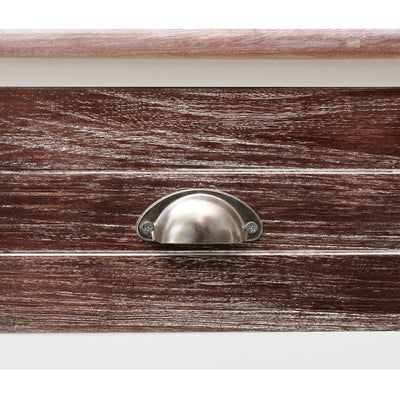 vidaXL Sideboard Antique Brown 115x30x76 cm Wood