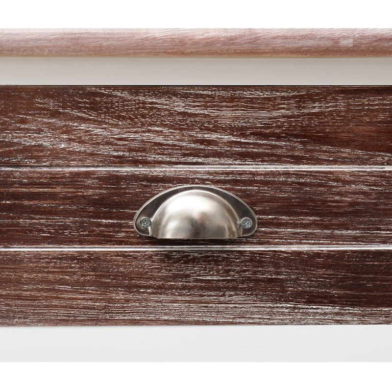 vidaXL Sideboard Antique Brown 115x30x76 cm Wood