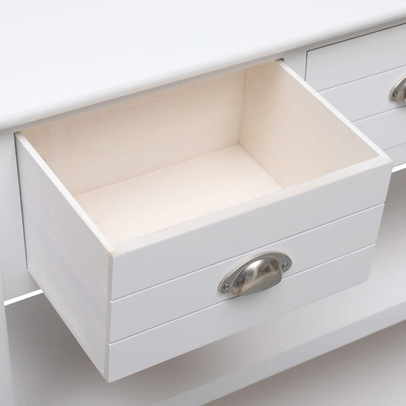 vidaXL Sideboard Antique Brown 115x30x76 cm Wood