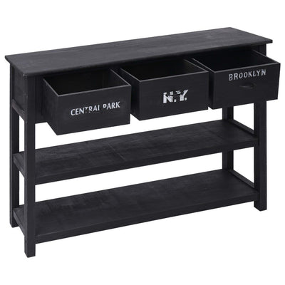 vidaXL Sideboard Antique White 115x30x76 cm Wood