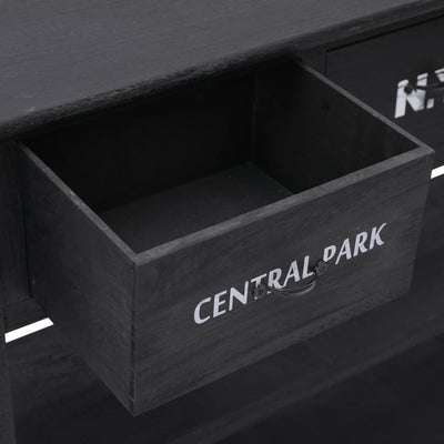 vidaXL Sideboard Antique White 115x30x76 cm Wood