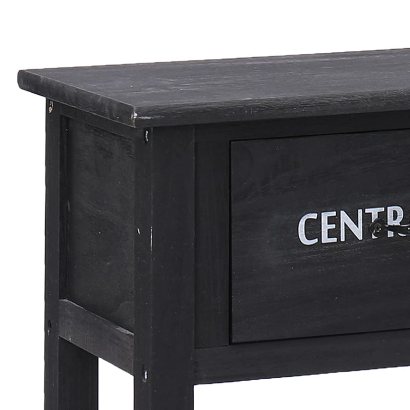 vidaXL Sideboard Antique White 115x30x76 cm Wood