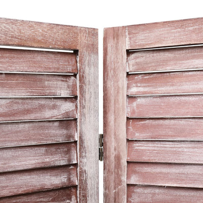 vidaXL 4-Panel Room Divider White 140x165 cm Wood