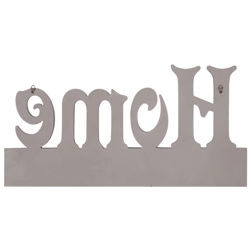 vidaXL Wall Mounted Coat Rack HOME 50x23 cm