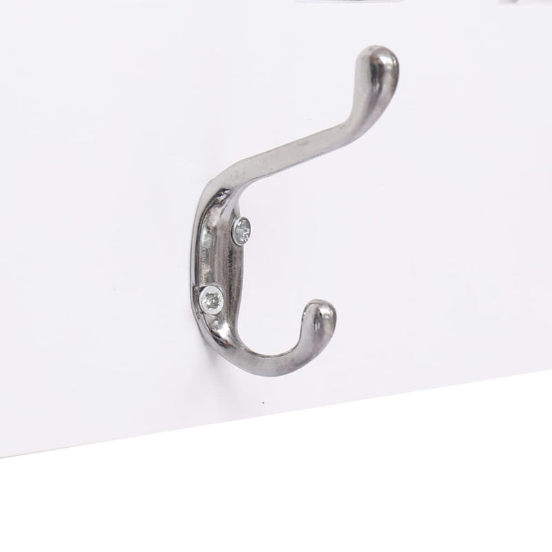 vidaXL Wall Mounted Coat Rack WELCOME Grey 74x29.5 cm