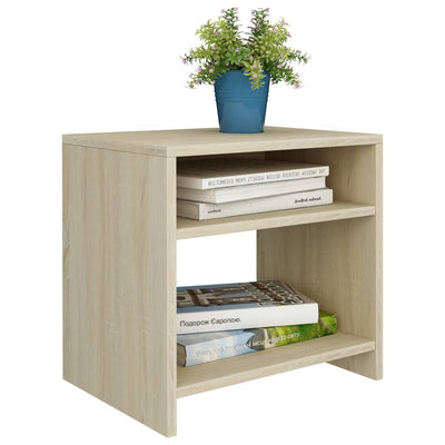 vidaXL Bedside Cabinet Sonoma Oak 40x30x40 cm Engineered Wood