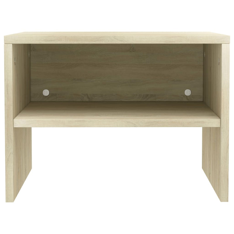 vidaXL Bedside Cabinets 2 pcs Sonoma Oak 40x30x30 cm Engineered Wood