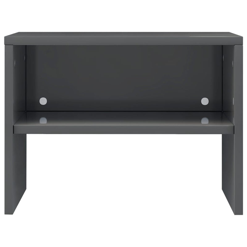 vidaXL Bedside Cabinet Black 40x30x30 cm Engineered Wood