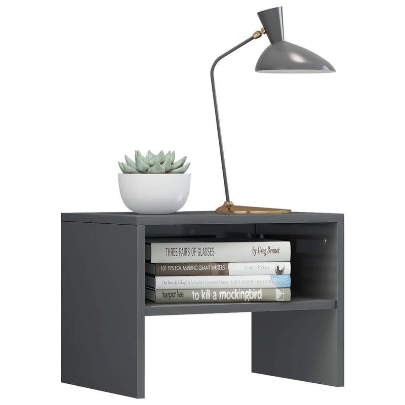 vidaXL Bedside Cabinets 2 pcs Sonoma Oak 40x30x30 cm Engineered Wood