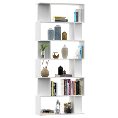 vidaXL Book Cabinet/Room Divider Sonoma Oak 80x24x192 cm Engineered Wood