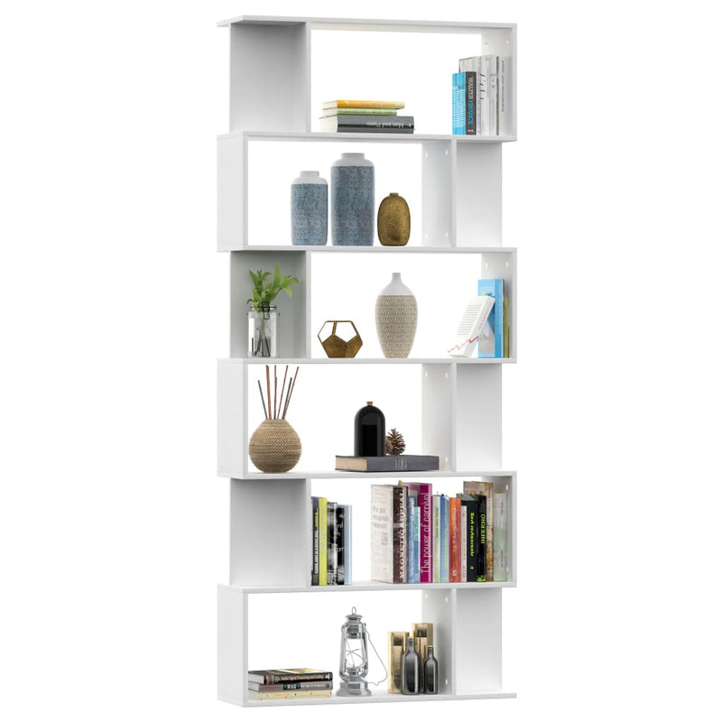 vidaXL Book Cabinet/Room Divider Sonoma Oak 80x24x192 cm Engineered Wood