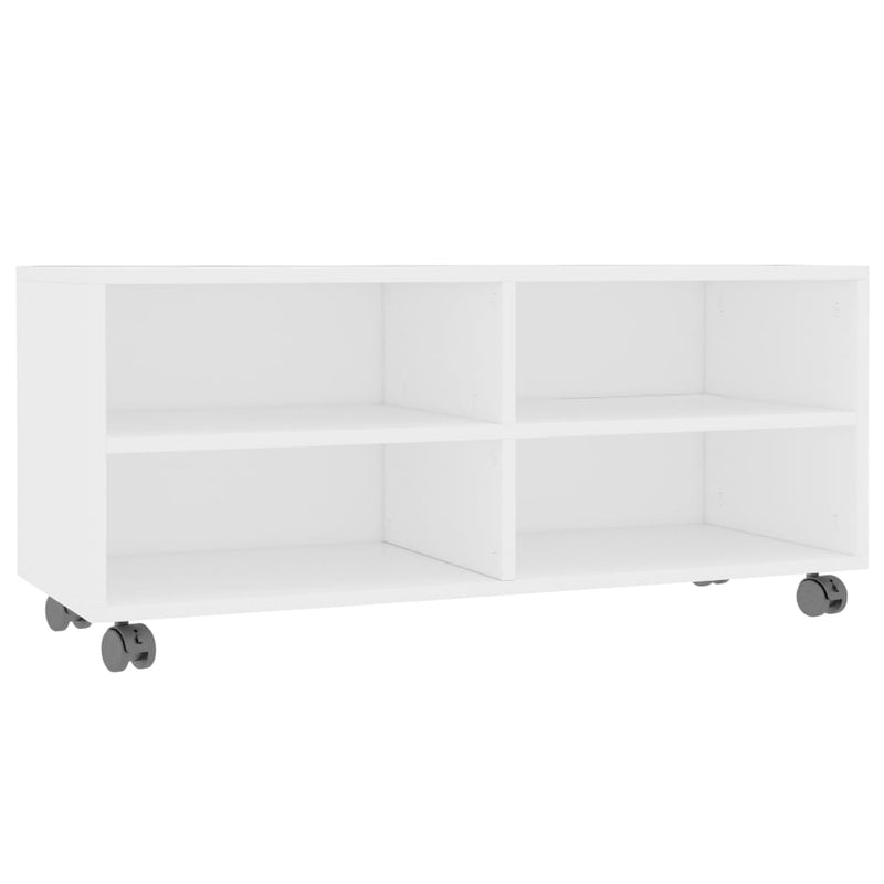 vidaXL TV Cabinet with Castors Sonoma Oak 90x35x35 cm Engineered Wood