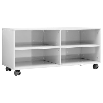 vidaXL TV Cabinet with Castors Sonoma Oak 90x35x35 cm Engineered Wood