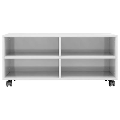 vidaXL TV Cabinet with Castors Sonoma Oak 90x35x35 cm Engineered Wood