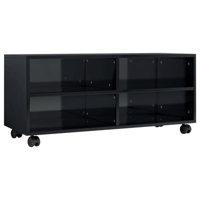 vidaXL TV Cabinet with Castors Sonoma Oak 90x35x35 cm Engineered Wood