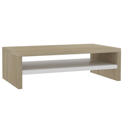 vidaXL Monitor Stand Sonoma Oak 42x24x13 cm Engineered Wood