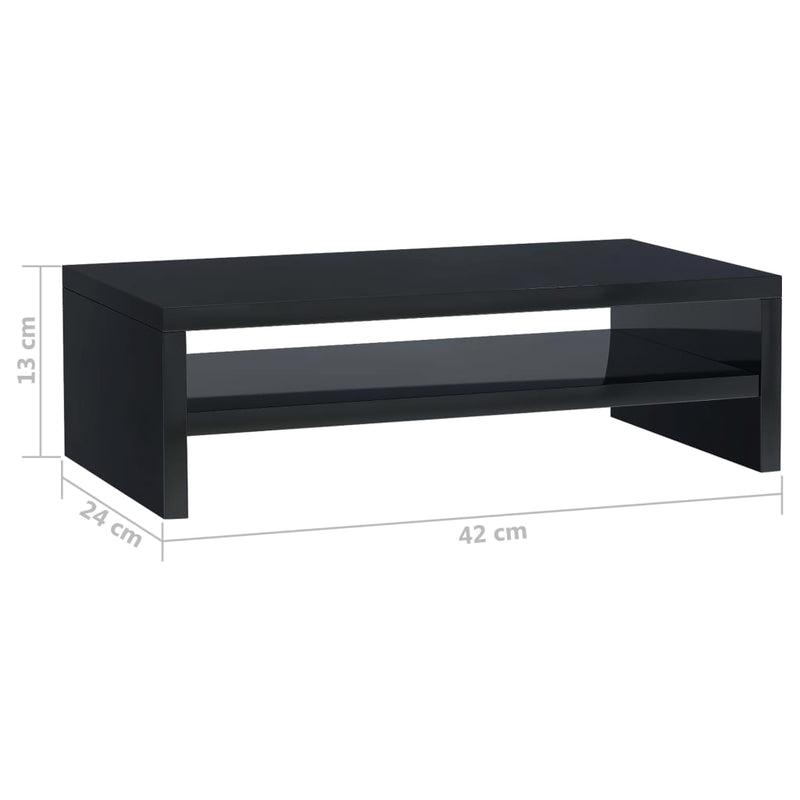 vidaXL Monitor Stand Sonoma Oak 42x24x13 cm Engineered Wood