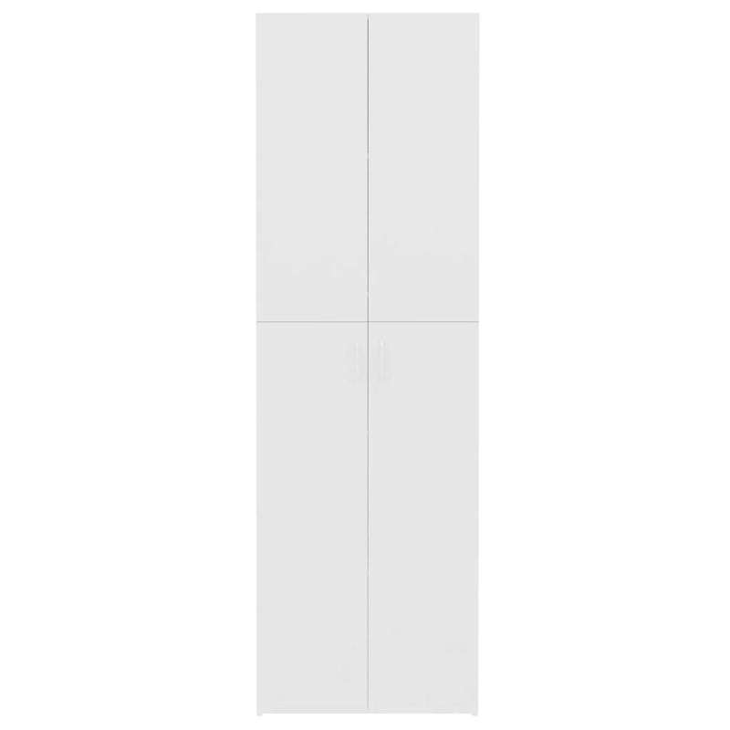 vidaXL Office Cabinet Black 60x32x190 cm Engineered Wood