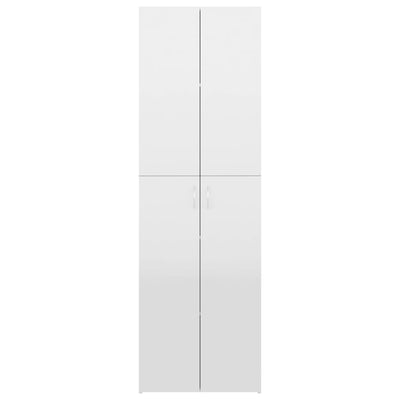 vidaXL Office Cabinet Black 60x32x190 cm Engineered Wood