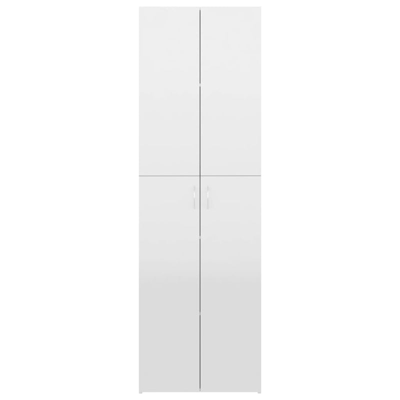 vidaXL Office Cabinet Black 60x32x190 cm Engineered Wood