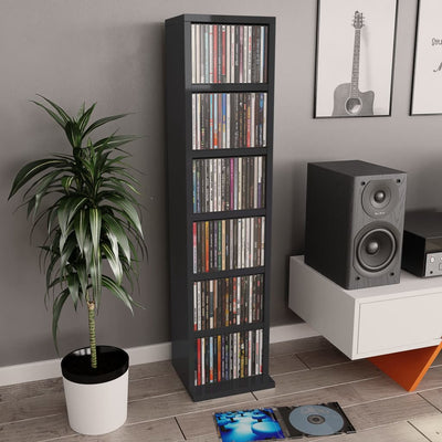 vidaXL CD Cabinet Sonoma Oak 21x20x88 cm Engineered Wood