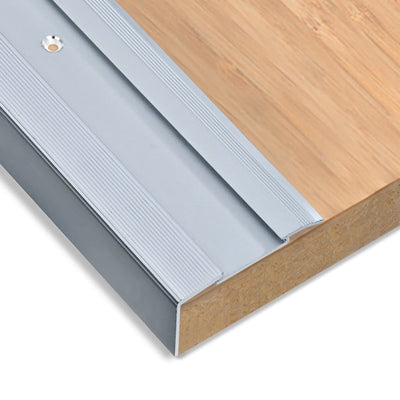 vidaXL L-shape Stair Nosings 15 pcs Aluminium 134 cm Silver