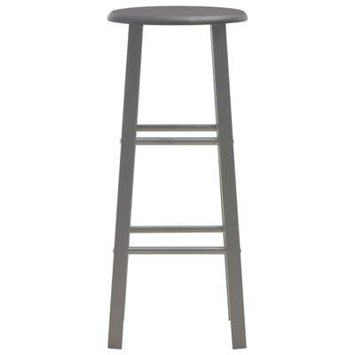 vidaXL Bar Stools 2 pcs Anthracite MDF
