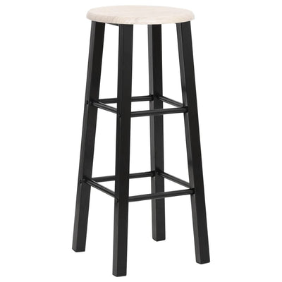 vidaXL Bar Stools 2 pcs Anthracite MDF