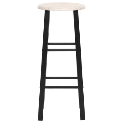 vidaXL Bar Stools 2 pcs Anthracite MDF