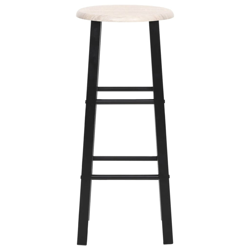 vidaXL Bar Stools 2 pcs Anthracite MDF